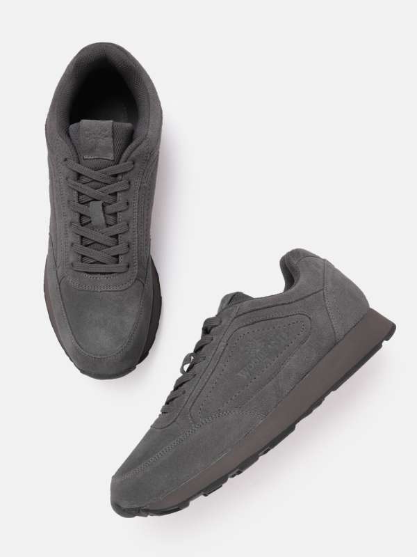 Woodland Grey Sneakers Casual Shoes Buy Woodland Grey Sneakers
