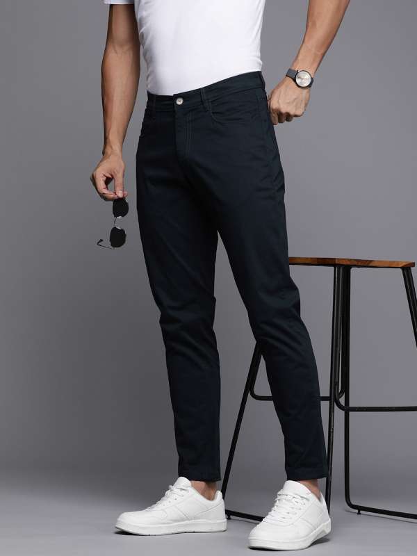 Buy LOUIS PHILIPPE SPORTS Mens Super Slim Fit Solid Trousers  Shoppers Stop