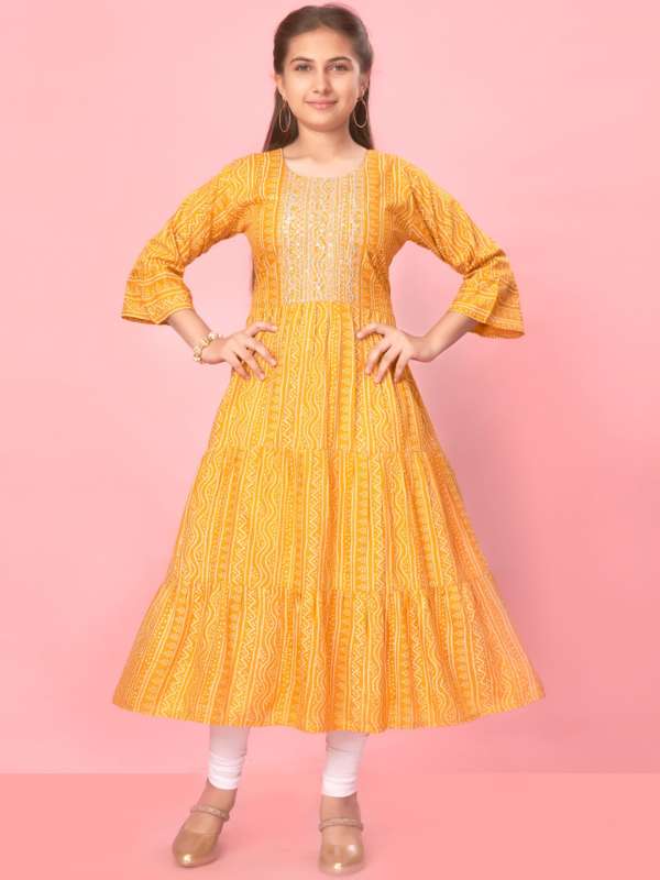 Girls online anarkali dress