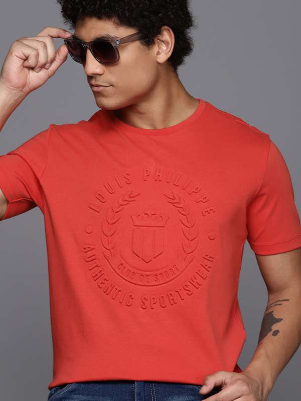 Louis Philippe Sport Men's Printed Slim fit T-Shirt