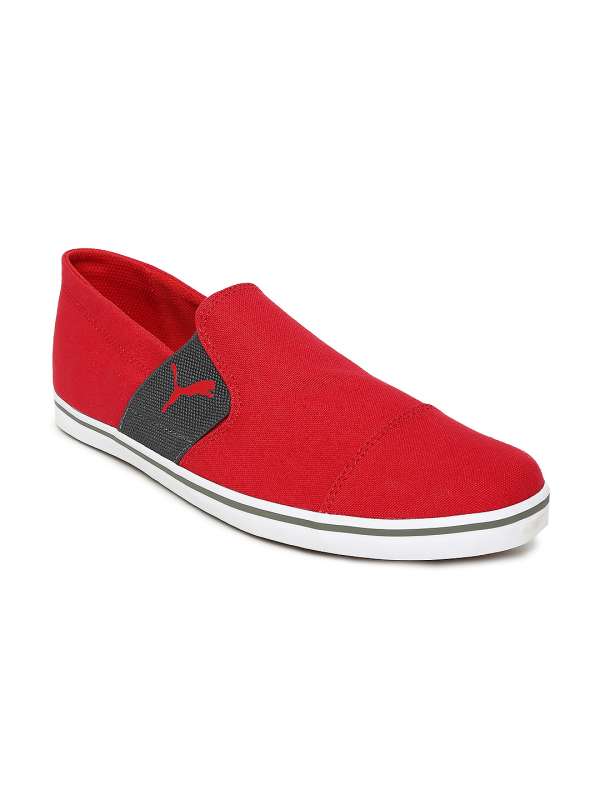 puma red shoes casual