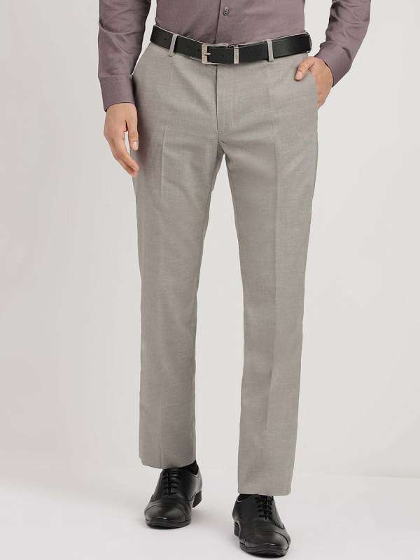 Buy Arrow Solid Smart Flex Twill Formal Trouser Khaki at Amazonin