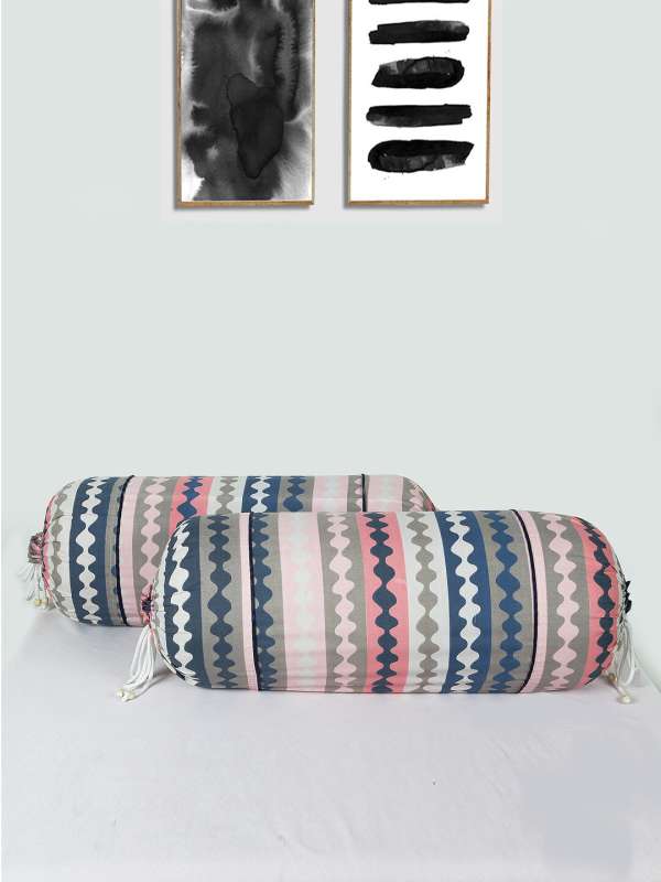 Long round cheap pillow covers