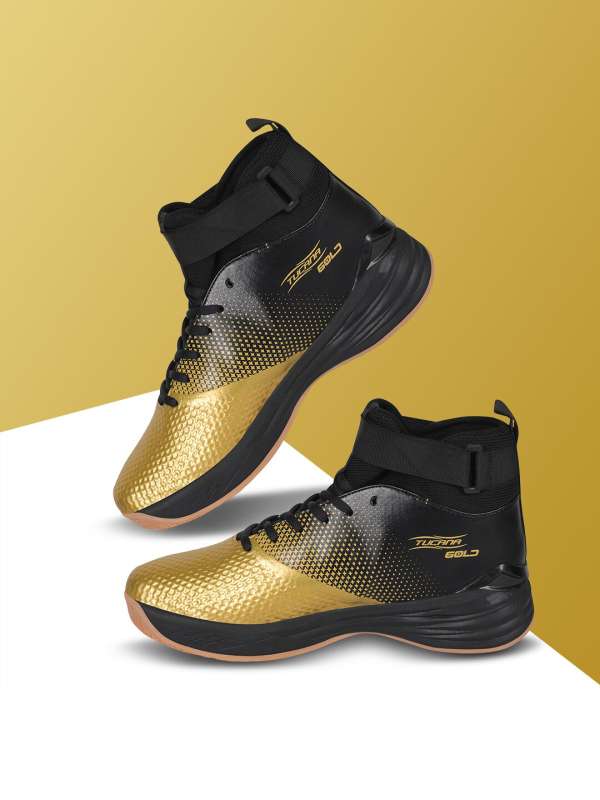 Basketball shoes store blue and gold