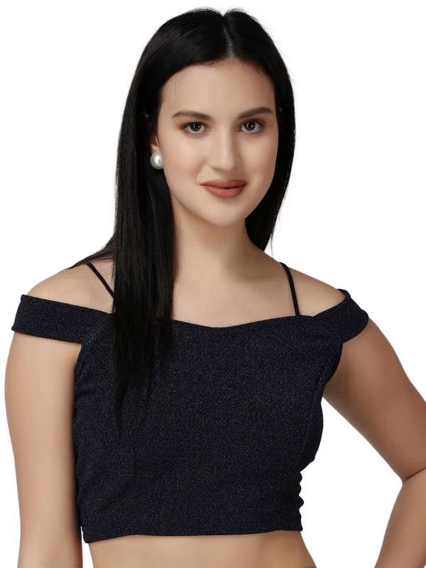 Sleeveless bardot top top