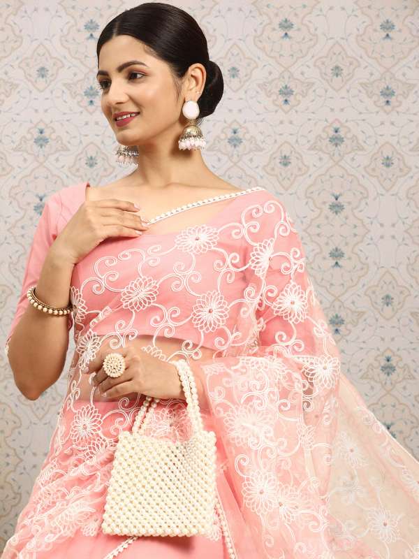 Myntra 2025 net saree