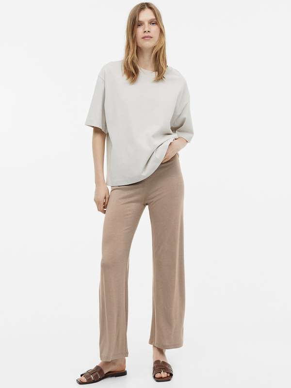Stone Stretch Chino Cropped Trousers  J D Williams