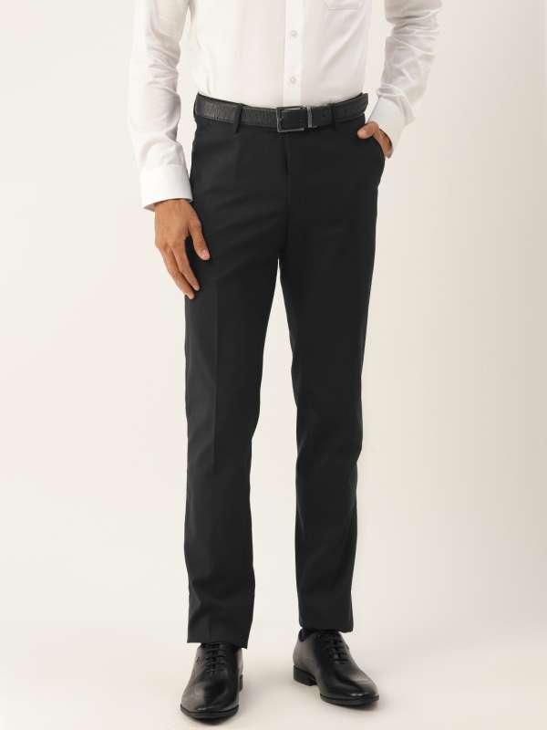 Buy Men Grey Solid Low Skinny Fit Casual Trousers Online  685340  Peter  England
