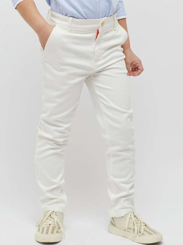 White jeans pants for Boy