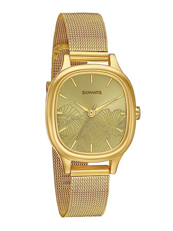 Yellow watches for ladies online