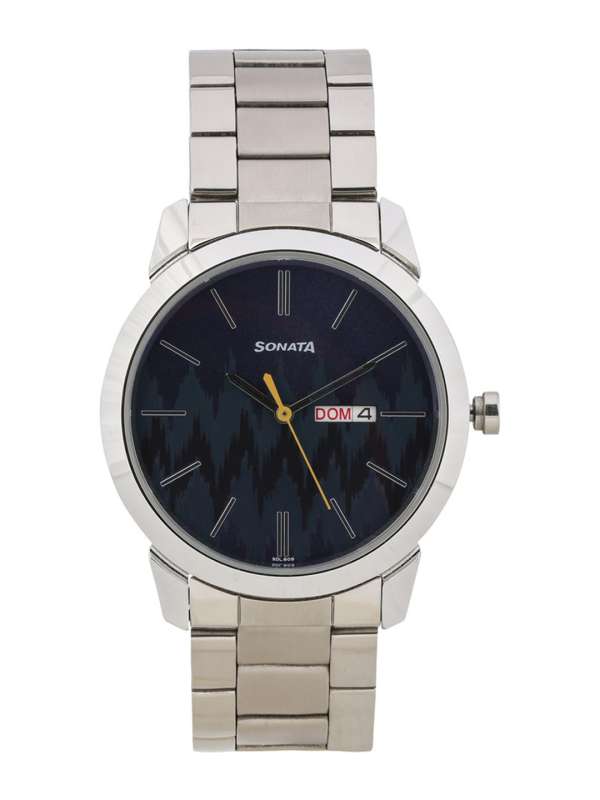 Sonata steel watch price outlet