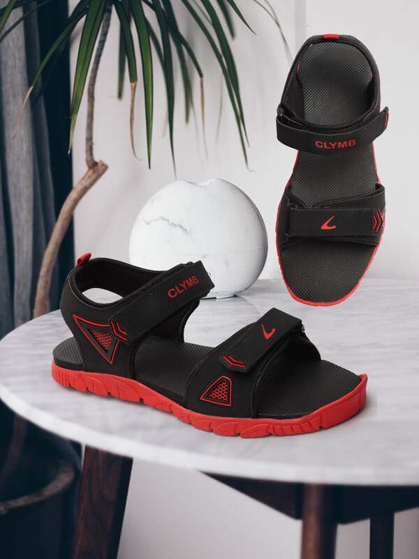 RedTape Women Black Sports Sandals | RLF0071