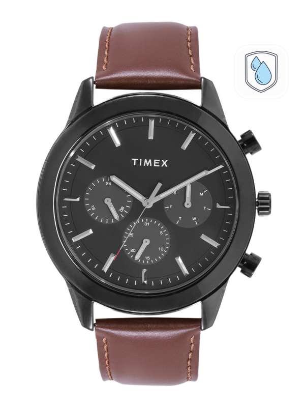 Timex Black Brown Chronograph Watch Buy Timex Black Brown