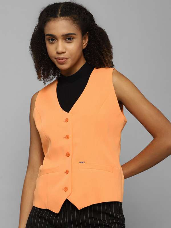 Orange waistcoat clearance womens
