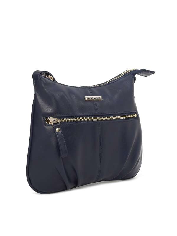 Fastrack Women Casual Blue Pu Sling Bags Buy Fastrack Women