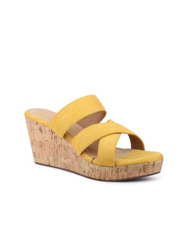 Pale yellow cheap wedges