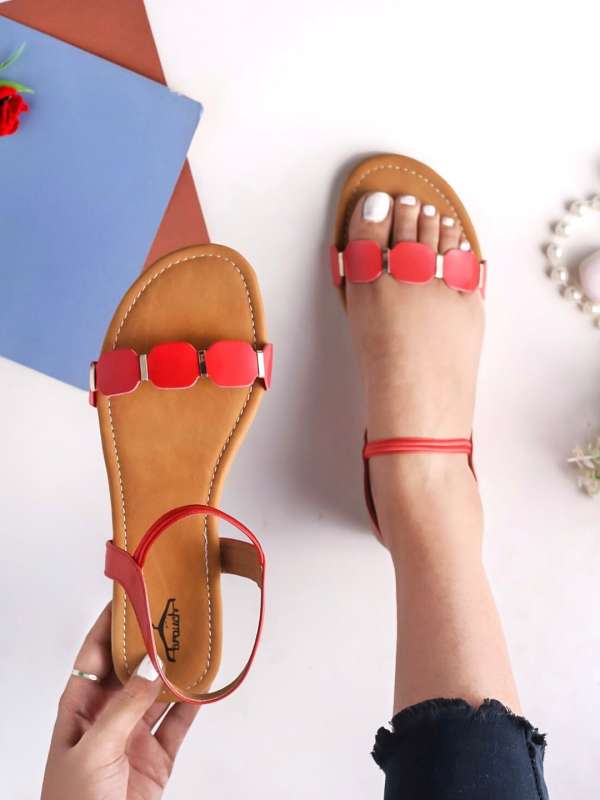 Belt flat sandals clearance