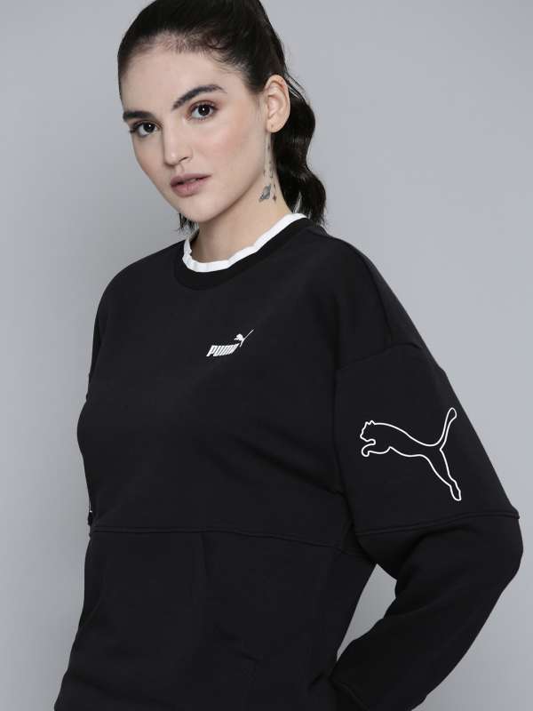 Puma core hotsell crew sweatshirt womens
