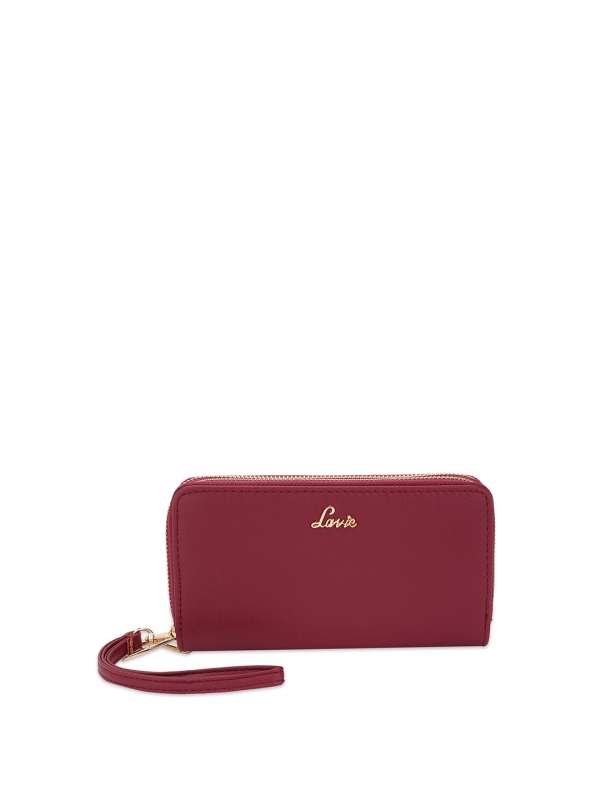 Lavie Maroon Wallets Buy Lavie Maroon Wallets online in India