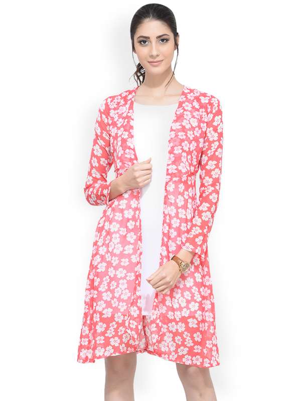 Coral shrug new arrivals