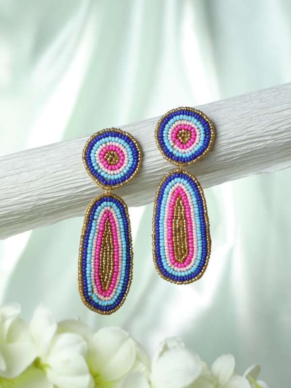 Beaded discount powwow earrings