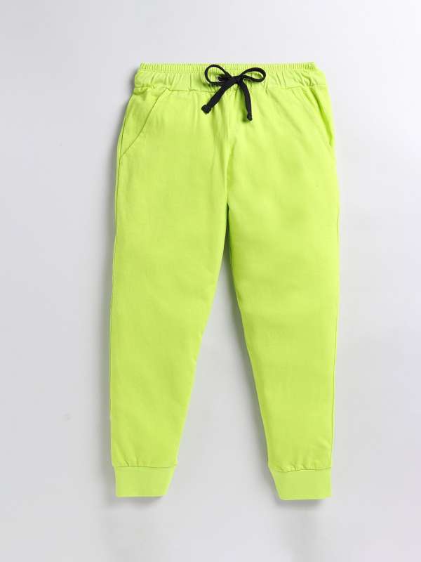 Lime green track pants outlet