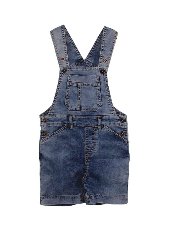 Buy Navy Blue Dungarees &Playsuits for Girls by Peppermint Online