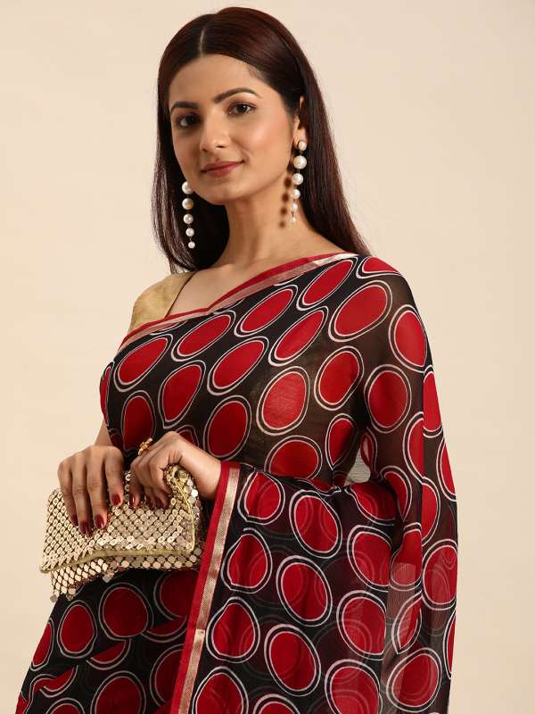 The Saree Store Polka Dots Buy The Saree Store Polka Dots online