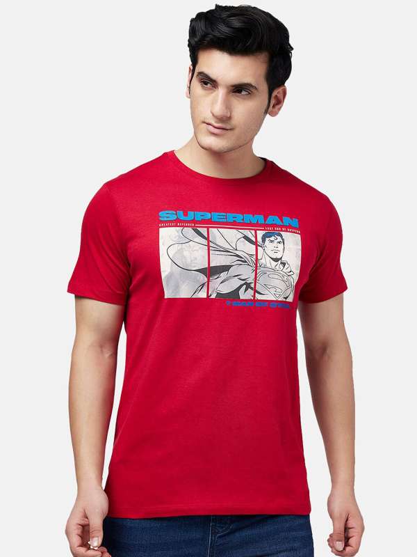 Superman t hotsell shirt slim fit