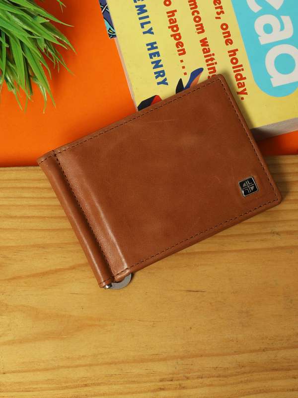 Mens Wallet With Money Clip Inside 