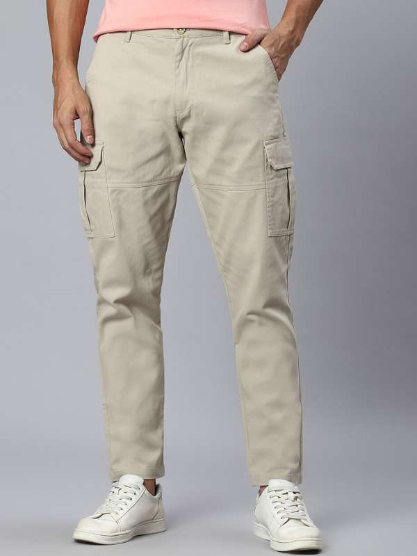 Buy Beige Trousers & Pants for Women by Popnetic Online