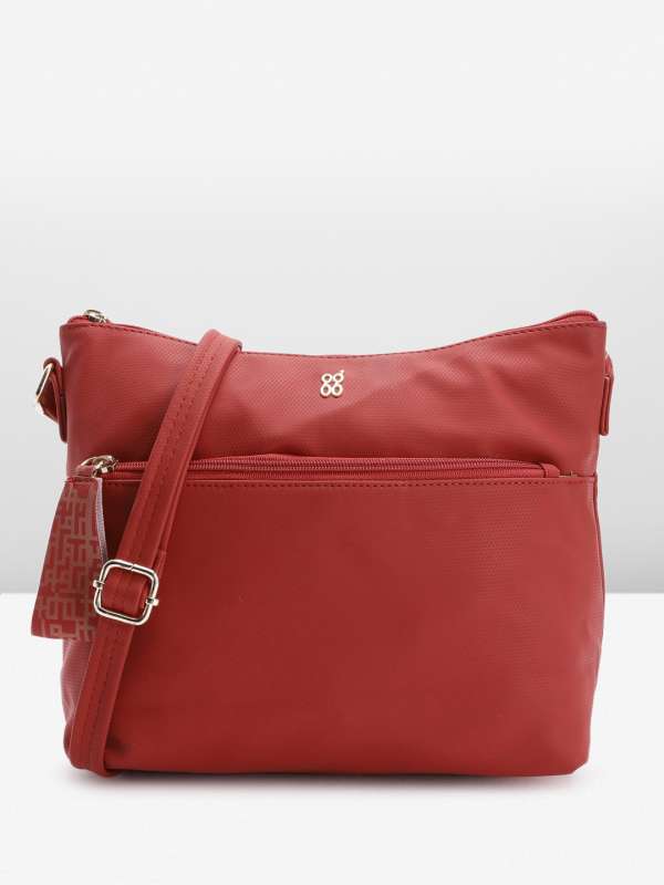 Baggit red shop solid sling bag