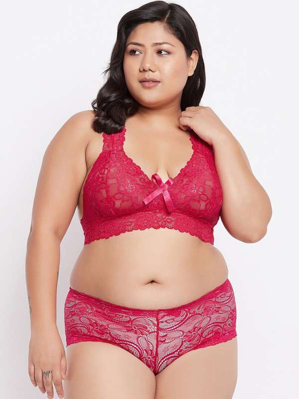 Buy Bra Set Comfortable Bra and Panties Lingerie Sets Underwear for Women  Plus Size UK 8 10 12 14 16 18 Online at desertcartINDIA