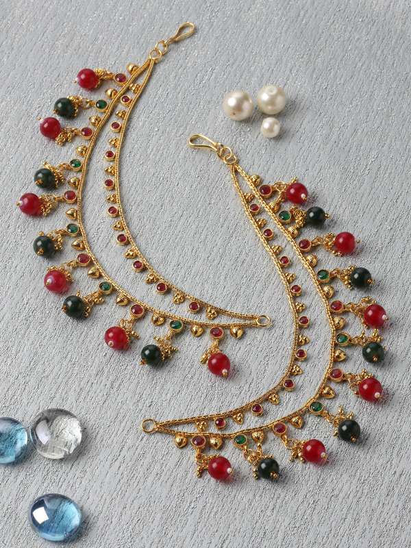 Jhumka Earring Chain Necklace Buy Jhumka Earring Chain Necklace