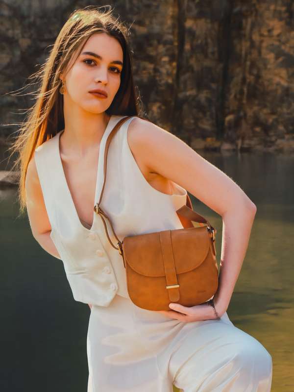 Tan Brown Sling Bags Buy Tan Brown Sling Bags online in India