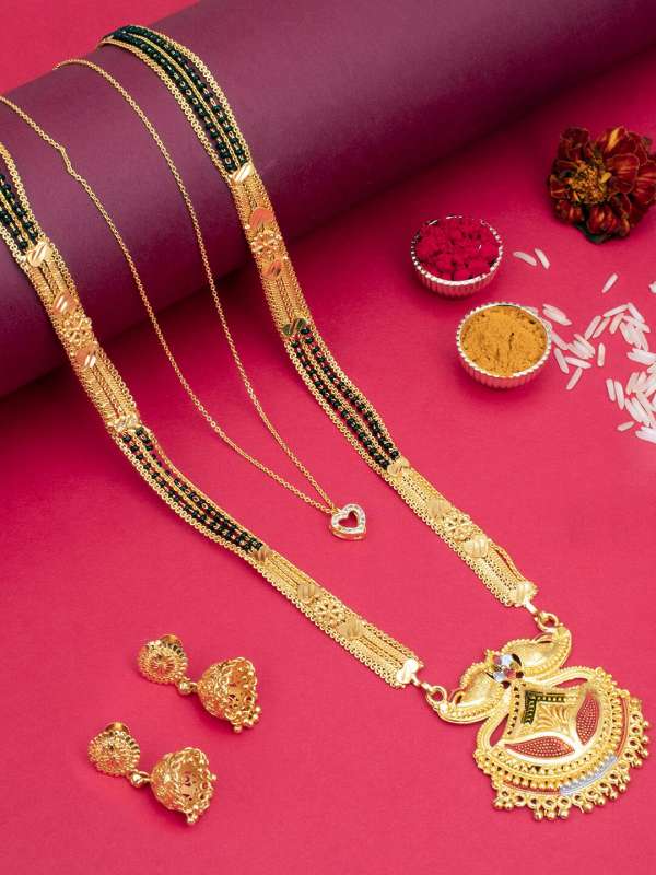 Gold Mangalsutra Buy Gold Mangalsutra Online in India Myntra