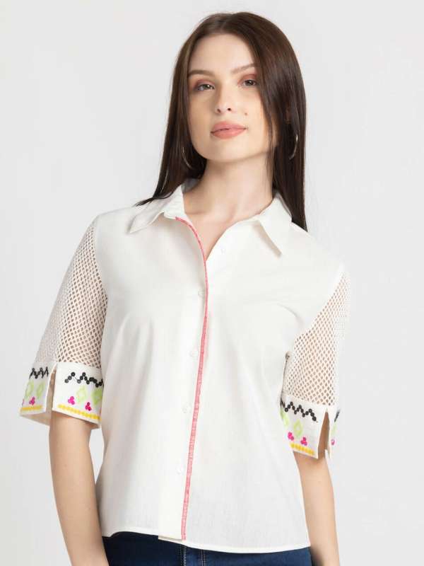 Party wear cheap shirts for womens