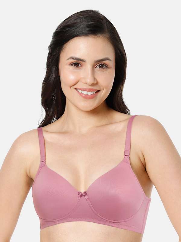 Buy Amante Ladies Solid Dawn Light Pink Bra Online - Lulu Hypermarket India