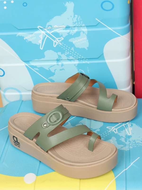 2 inch wedge flip flops sales