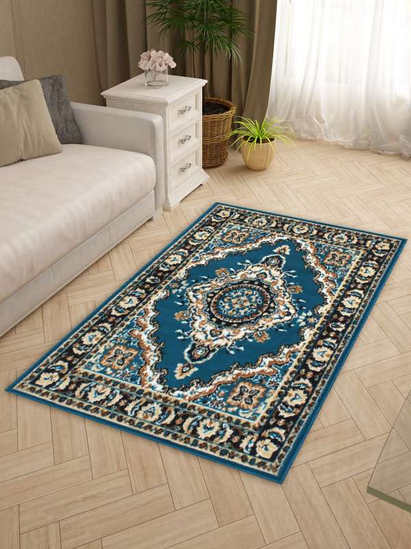 Blue sales car rug
