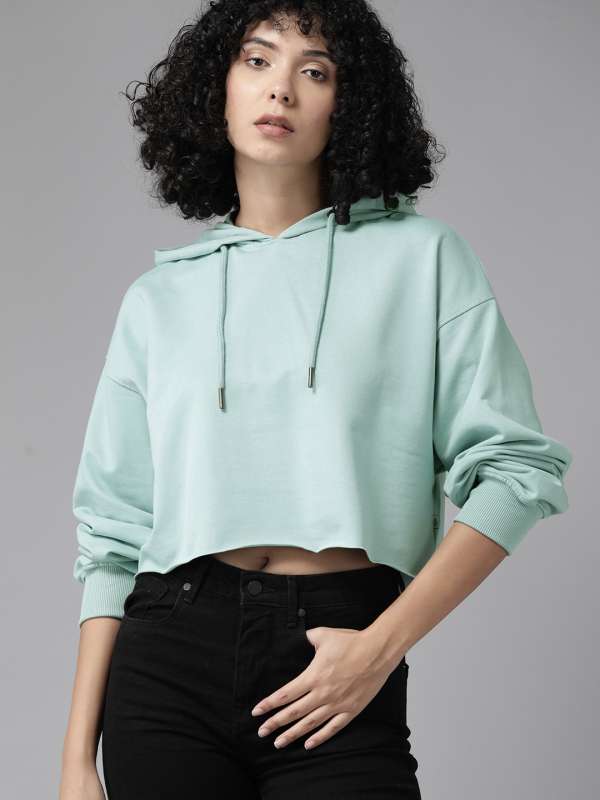 Myntra store crop hoodie
