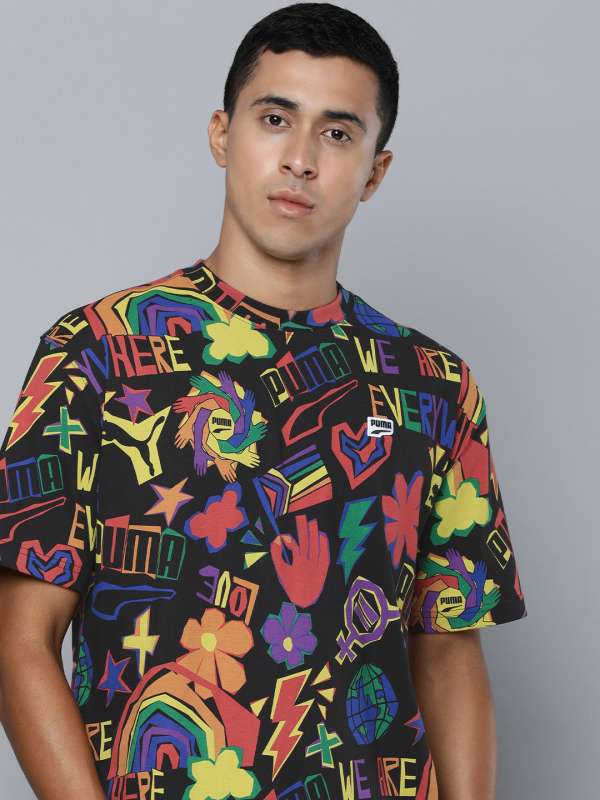 PUMA Men's Downtown Pride All Over Print Tee