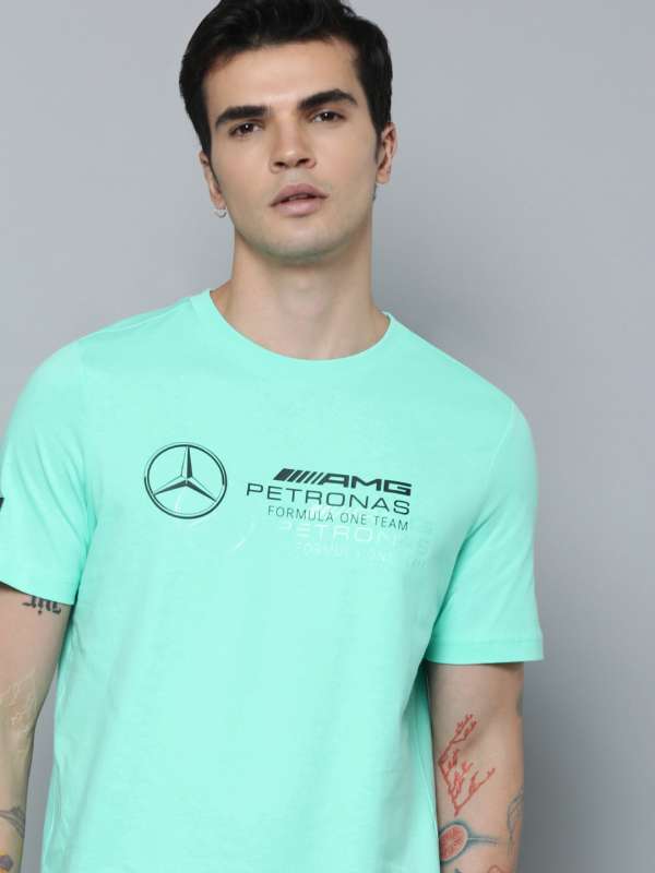 Mercedes logo t shirt india sale