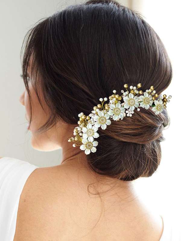 Floral hair accessories deals