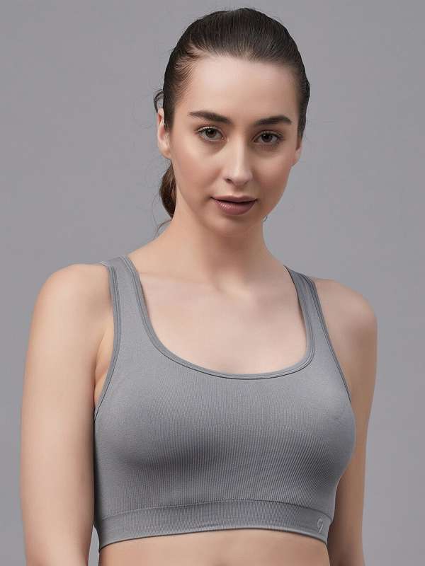 C9 Airwear Women`s Sports Bra with Thin Straps and Mesh