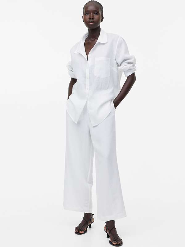 Buy White Trousers  Pants for Women by JAIPURATTIRE Online  Ajiocom