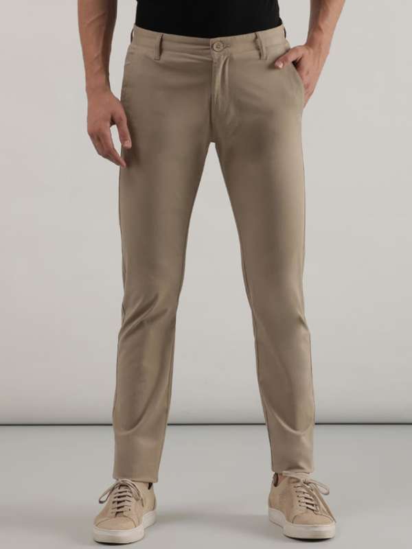 Buy Wood Brown Chinos for Men Online in India at Beyoung
