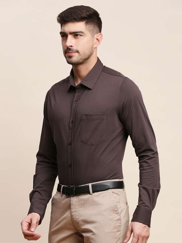 Buy Brown Shirts for Men Online in India | Myntra