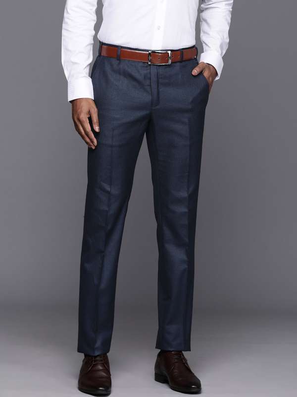 Buy Van Heusen Mens Slim Fit Formal Trousers VHTFBSLPS94216Grey30W x L  at Amazonin