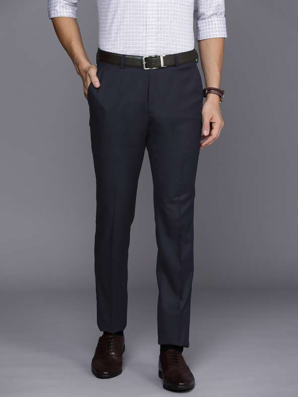 Buy Park Avenue Men Slim Fit Grey Trouser  Park Avenue Trouser online   Grey